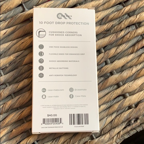 NWT clear iPhone XS Max case - Picture 3 of 6